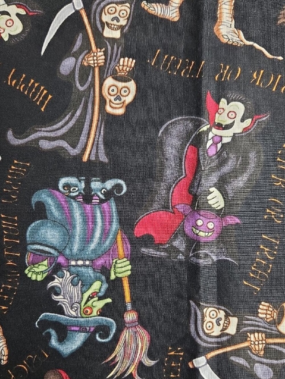 ๐๐๐A Haunting We Will Go by Dan Morris 2014 RJR Fabrics 14"x44" - Picture 4 of 6